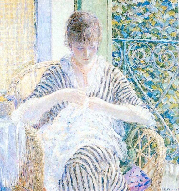 On the Balcony, Frieseke, Frederick Carl